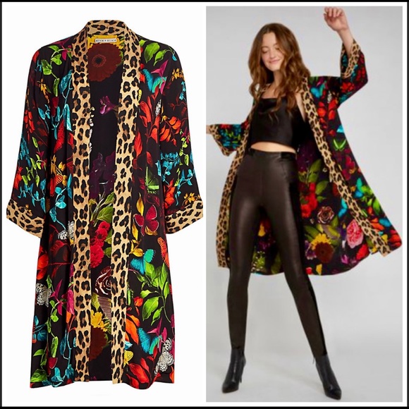 Alice + Olivia Jackets & Blazers - Alice + Olivia Avila Reversible Butterfly Kimono